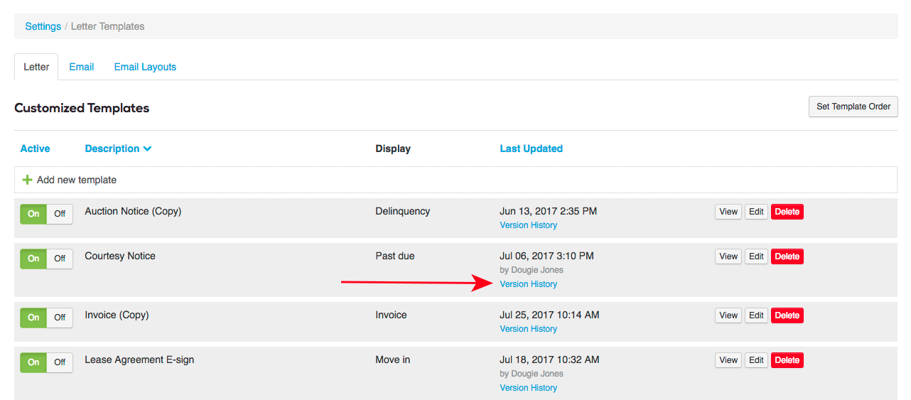 Document Versioning StorEDGE